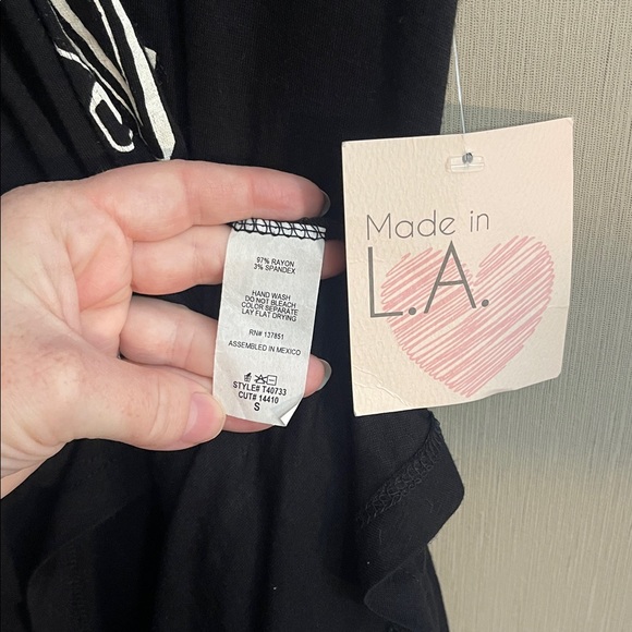 Let is snow NWT gage boutique tunic reindeer Christmas top small - Picture 4 of 4